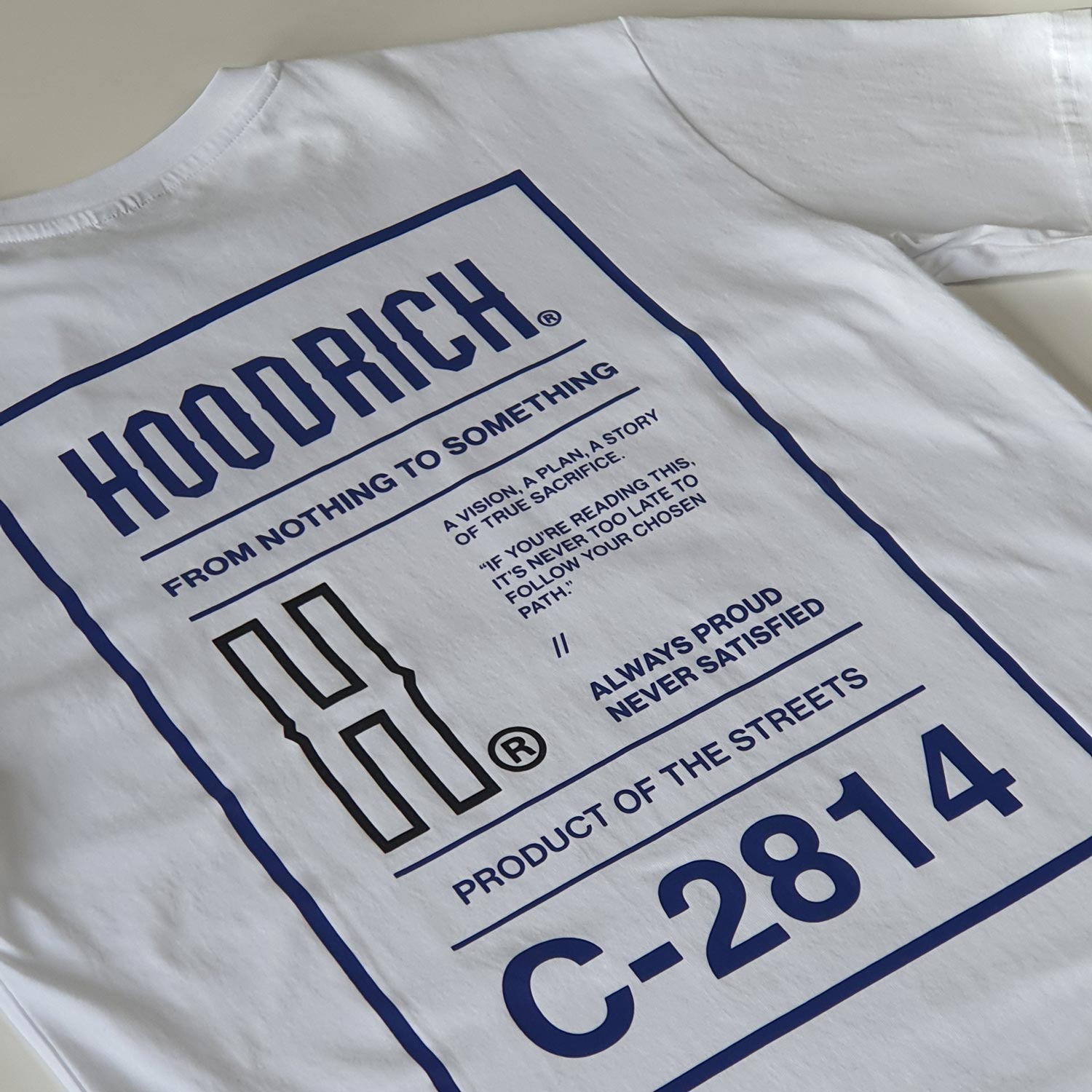 Hoodrich OG Akira V6 Tee - White/Sodalite Blue/Black