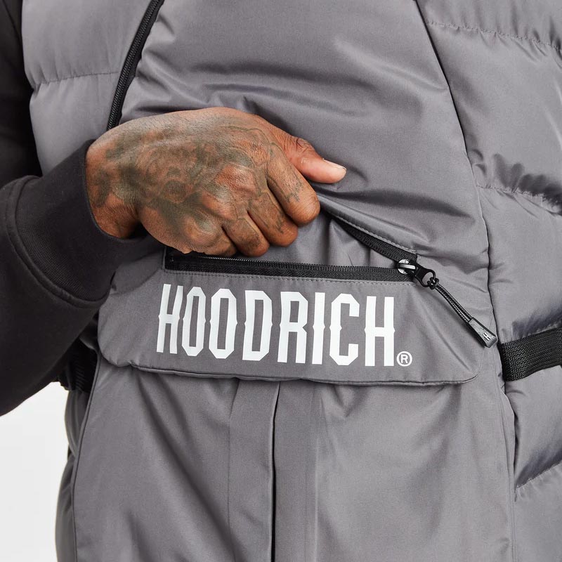 Hoodrich OG Astro Gilet - Iron Gate/White