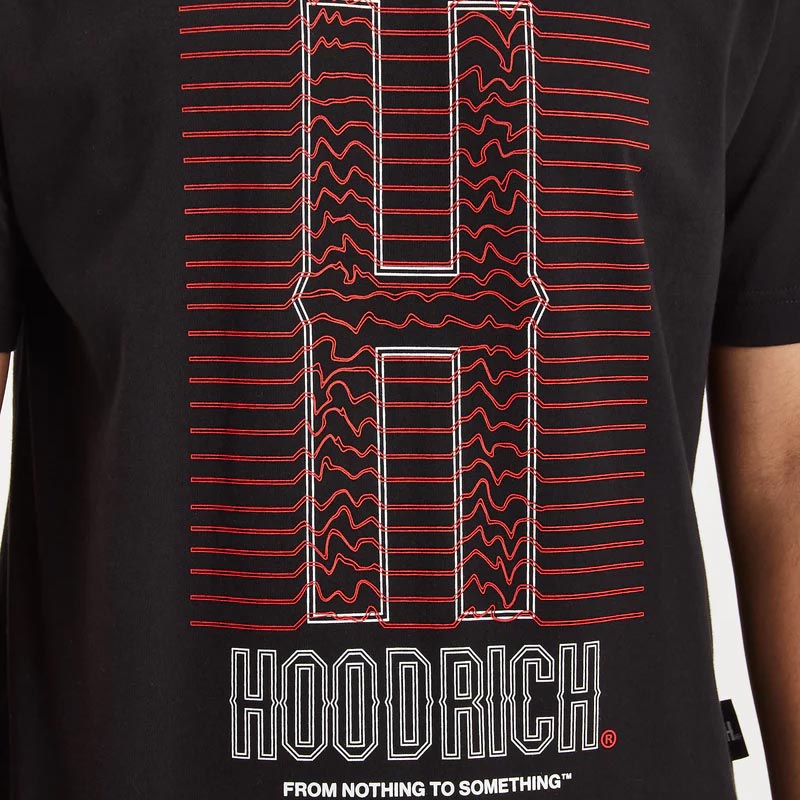 Hoodrich OG Cable Tee - Black/White/Lychee