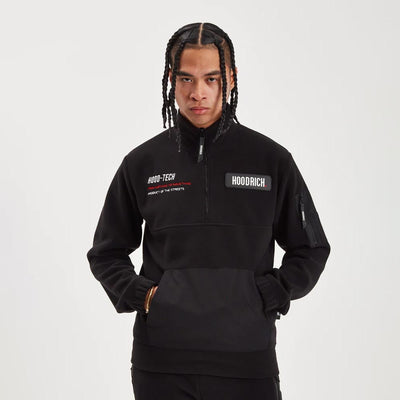 Hoodrich OG Everest Half Zip Track Top - Black/White/Lychee