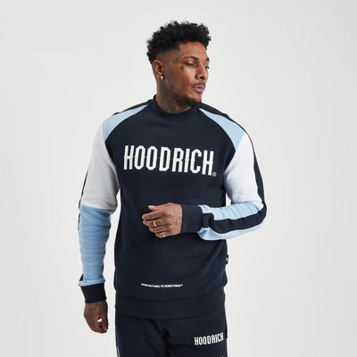 Hoodrich OG Flash Sweat - Navy/Placid Blue/White