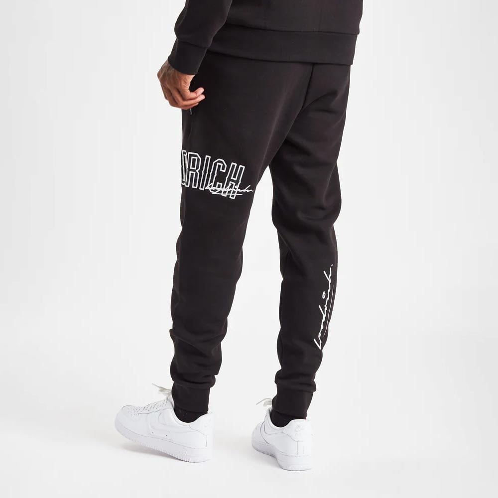 Hoodrich OG Stack Jogger - Black/White