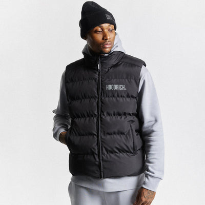 Hoodrich OG Stack Regular Fit Gilet - Black/Reflective