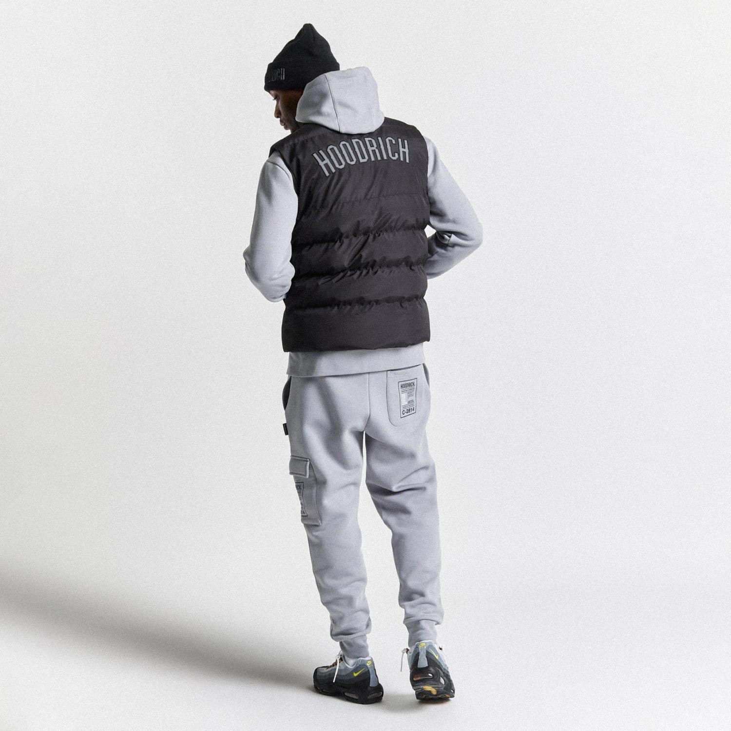 Hoodrich OG Stack Regular Fit Gilet - Black/Reflective