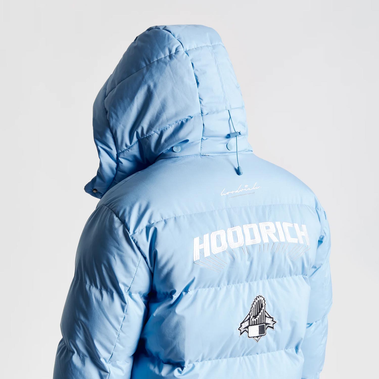 Hoodrich OG Stadium Regular Fit Long Sleeve Jacket - Placid Blue/White/Micro Chip