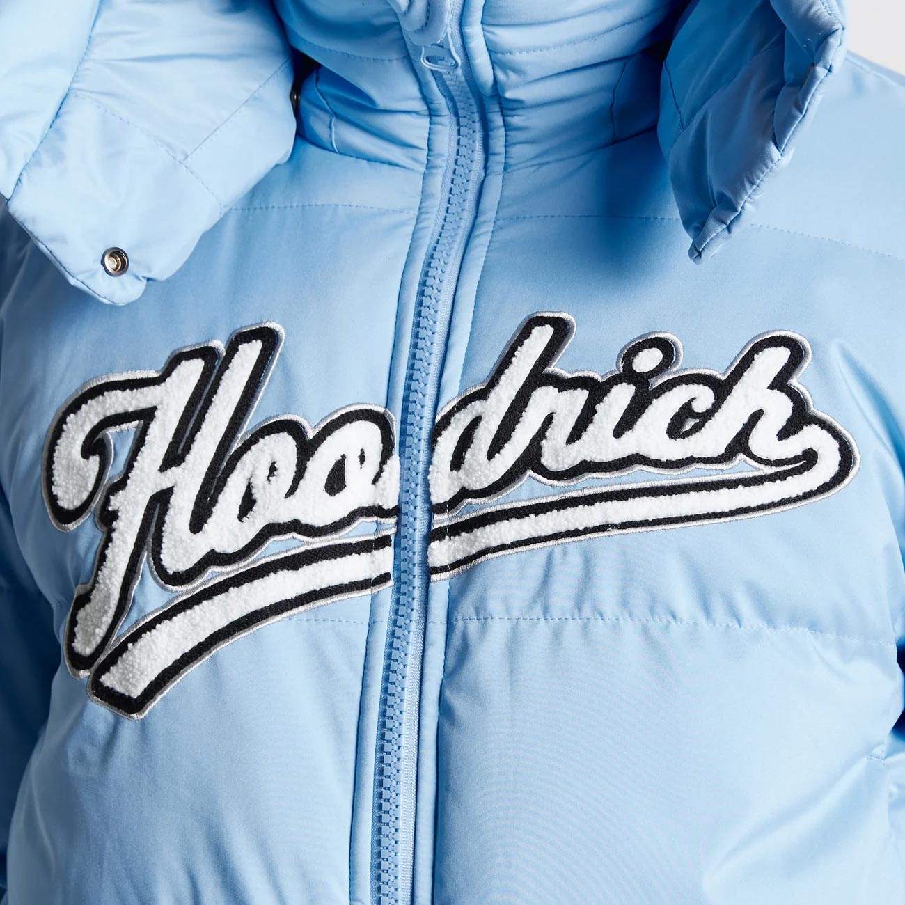 Hoodrich OG Stadium Regular Fit Long Sleeve Jacket - Placid Blue/White/Micro Chip