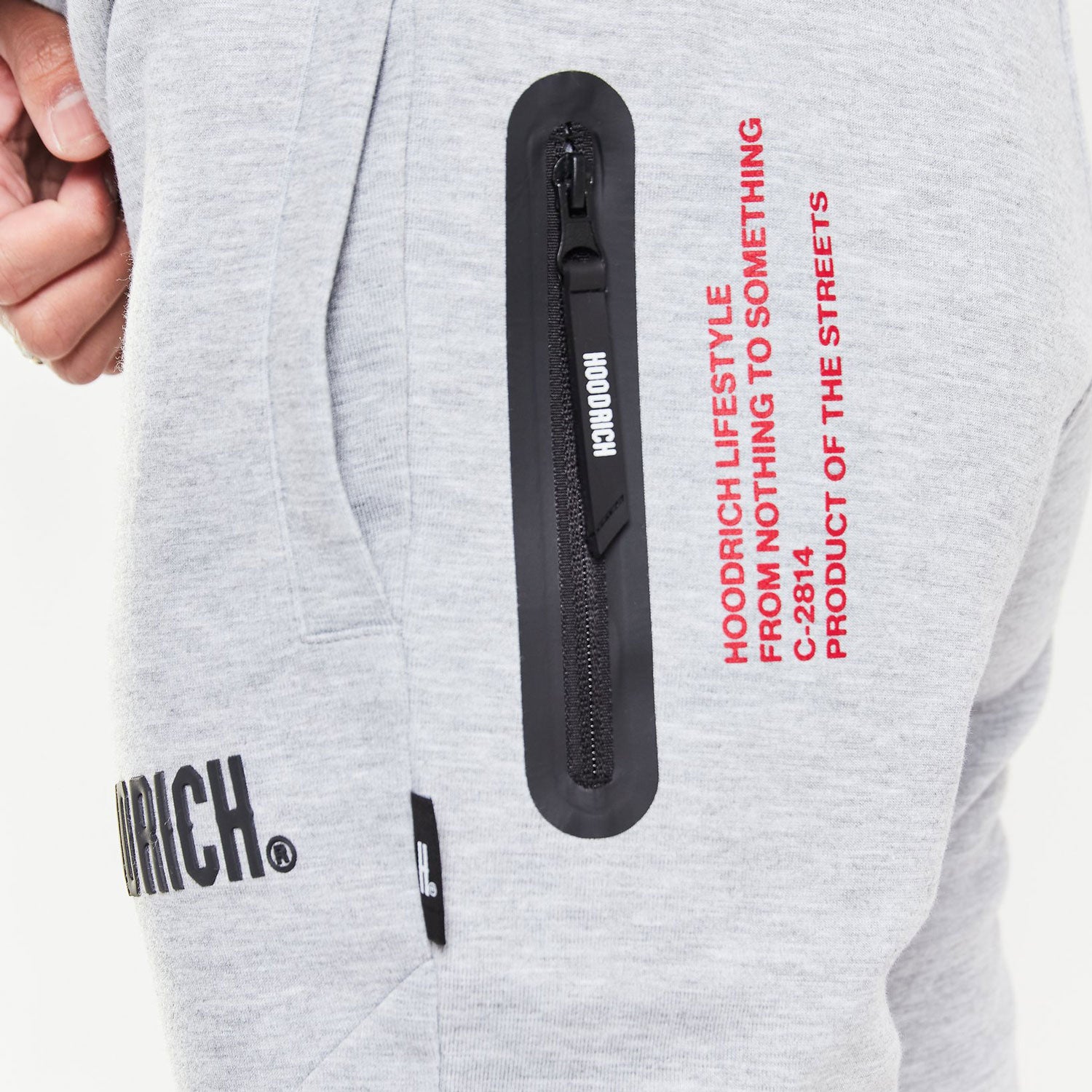 Hoodrich OG Virtue Jogger - Heather Grey/Black/Red