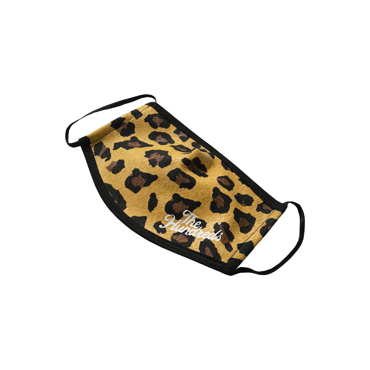 The Hundreds Leopard Face Mask - Brown