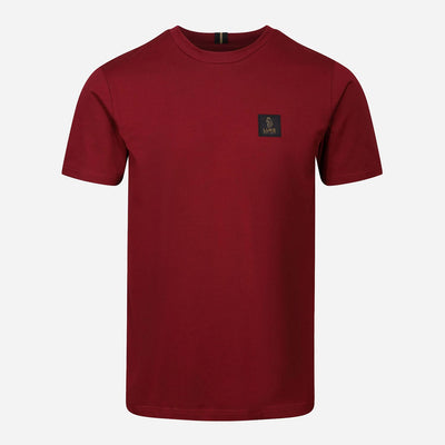 Luke Brunei Regular Fit Short Sleeve Crew Neck Tee - Deep Garnet