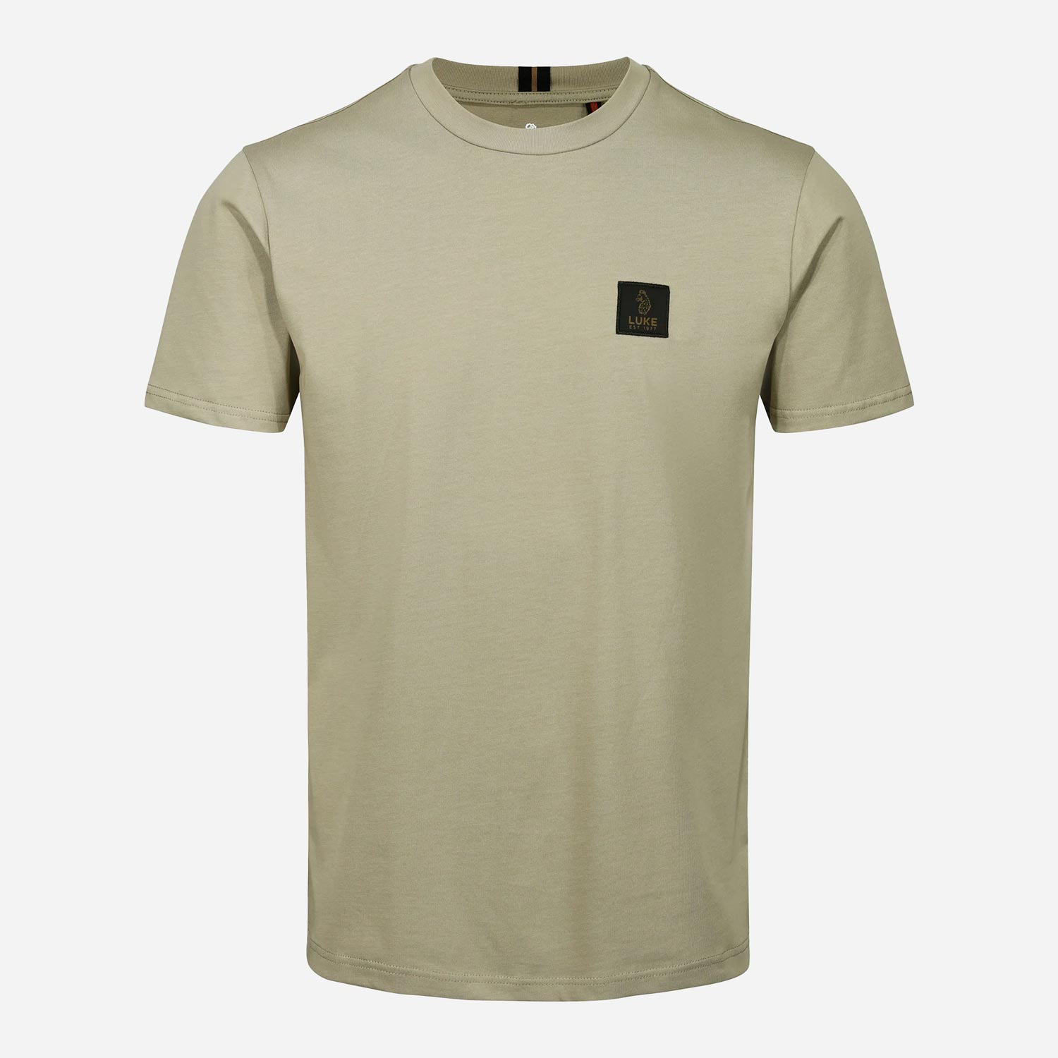 Luke Brunei Regular Fit Short Sleeve Crew Neck Tee - Sage