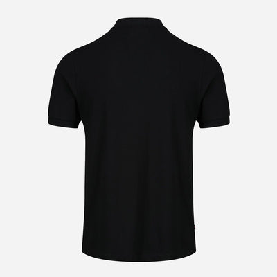 Luke Cedar Regular Fit Short Sleeve Polo - Jet Black