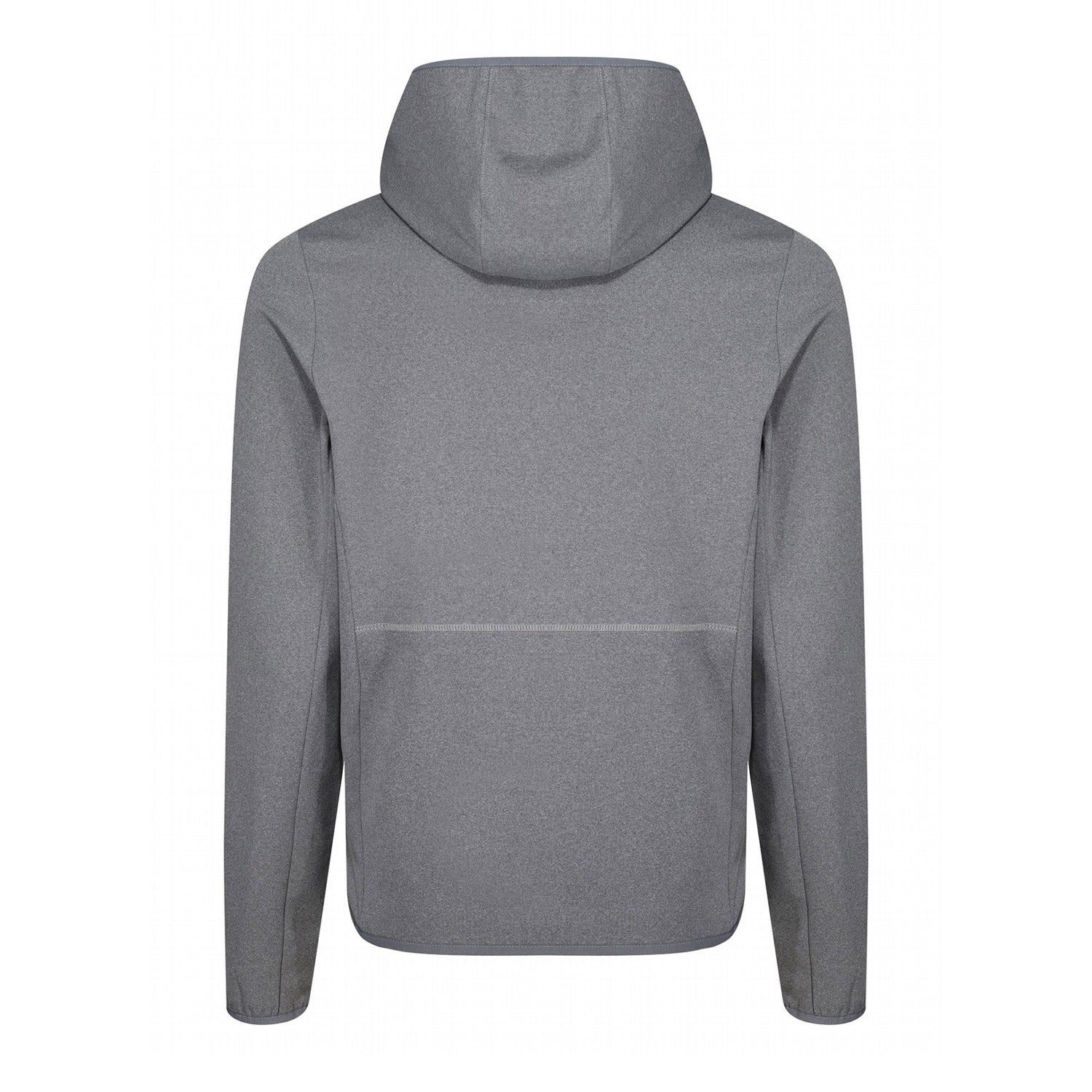 Luke Coverack Full Zip Hoodie - Mid Marl Grey