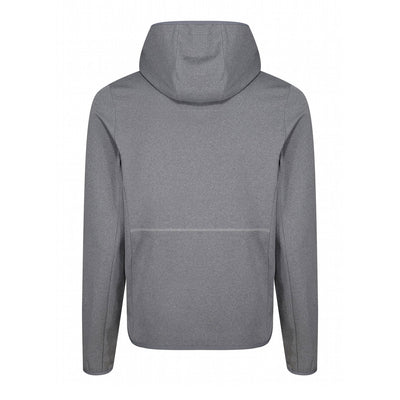 Luke Coverack Full Zip Hoodie - Mid Marl Grey