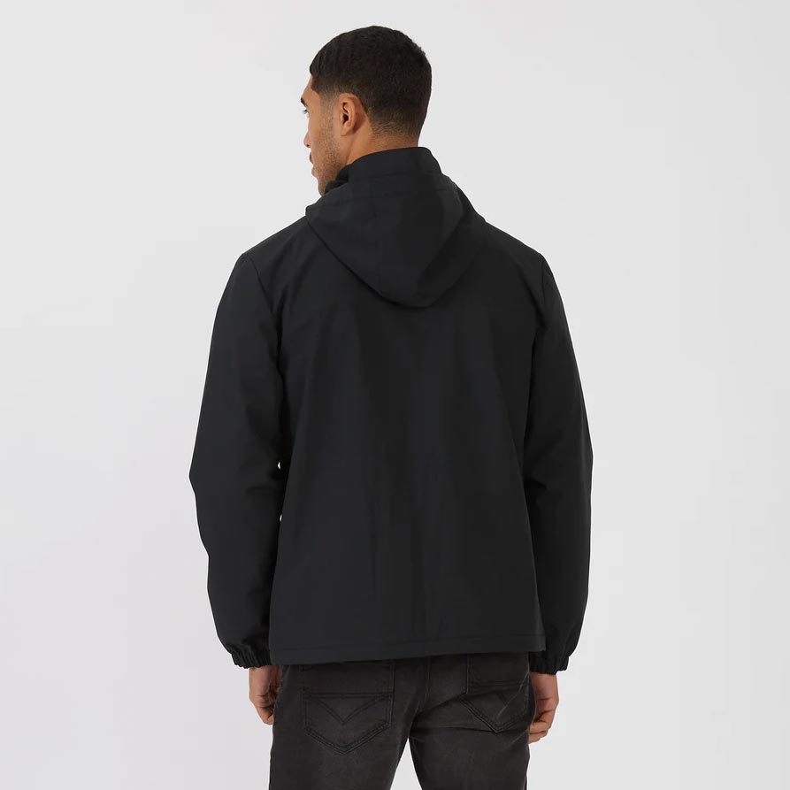 Luke Hamburg Hooded Regular Fit Long Sleeve Jacket - Black