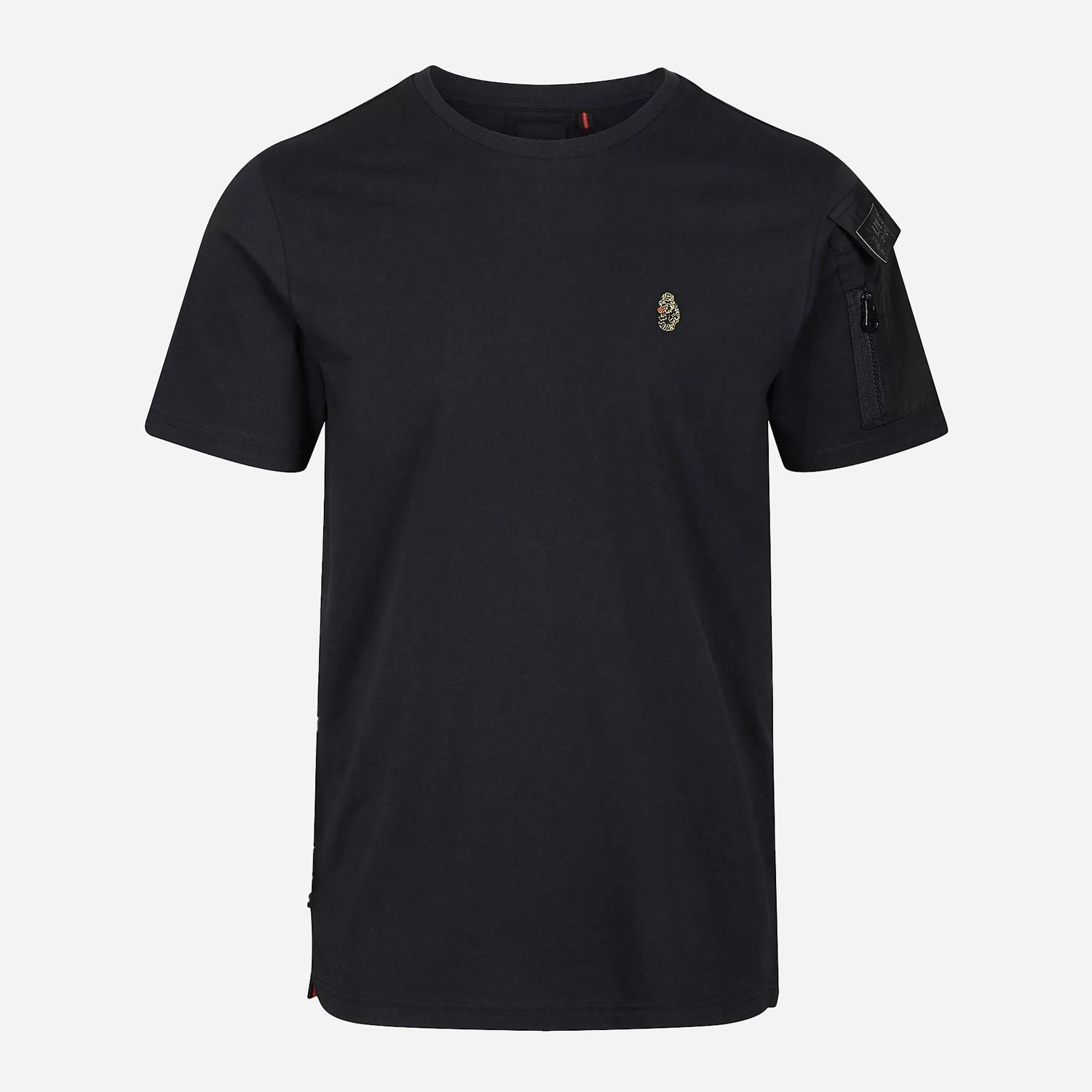 Luke Impressions Detail Tee - Jet Black