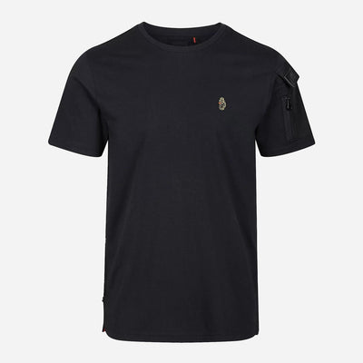 Luke Impressions Detail Tee - Jet Black