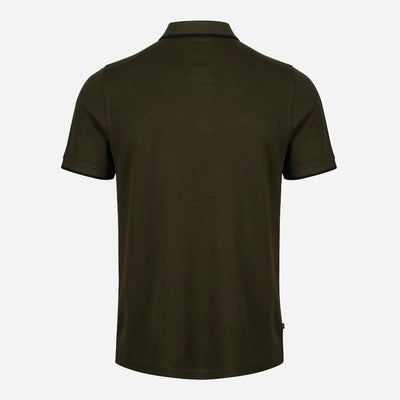 Luke Meadtastic Regular Fit Short Sleeve Polo - Dark Green