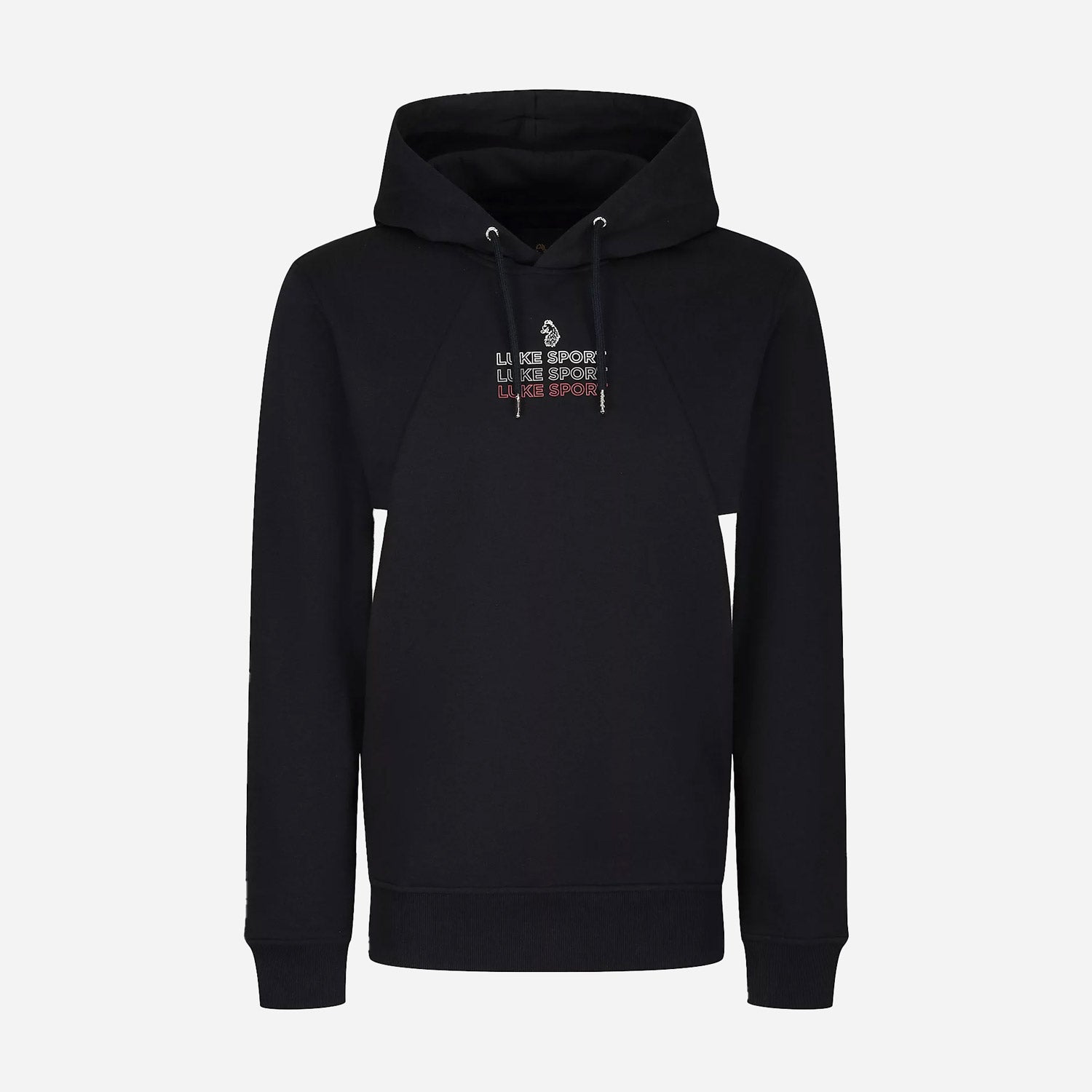 Luke Munich Overhead Hoodie - Jet Black