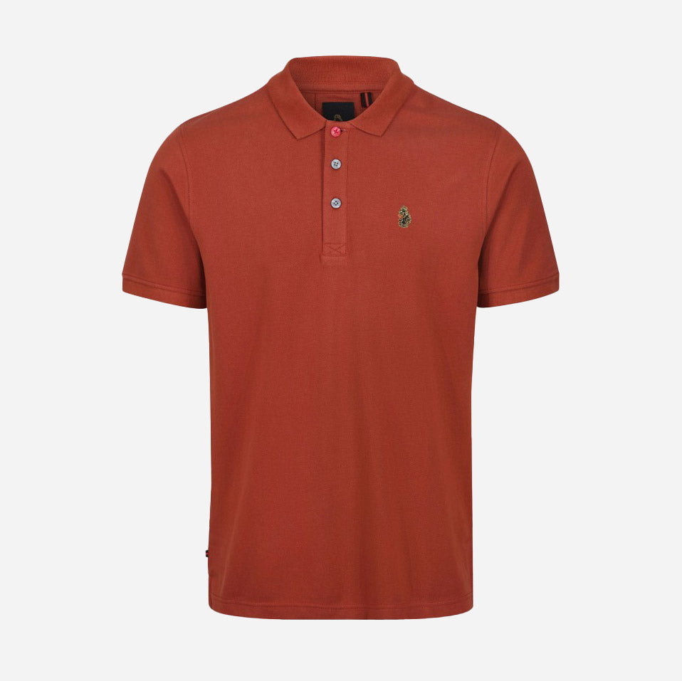 Luke New Mead Sport Core Polo - Cinnamon