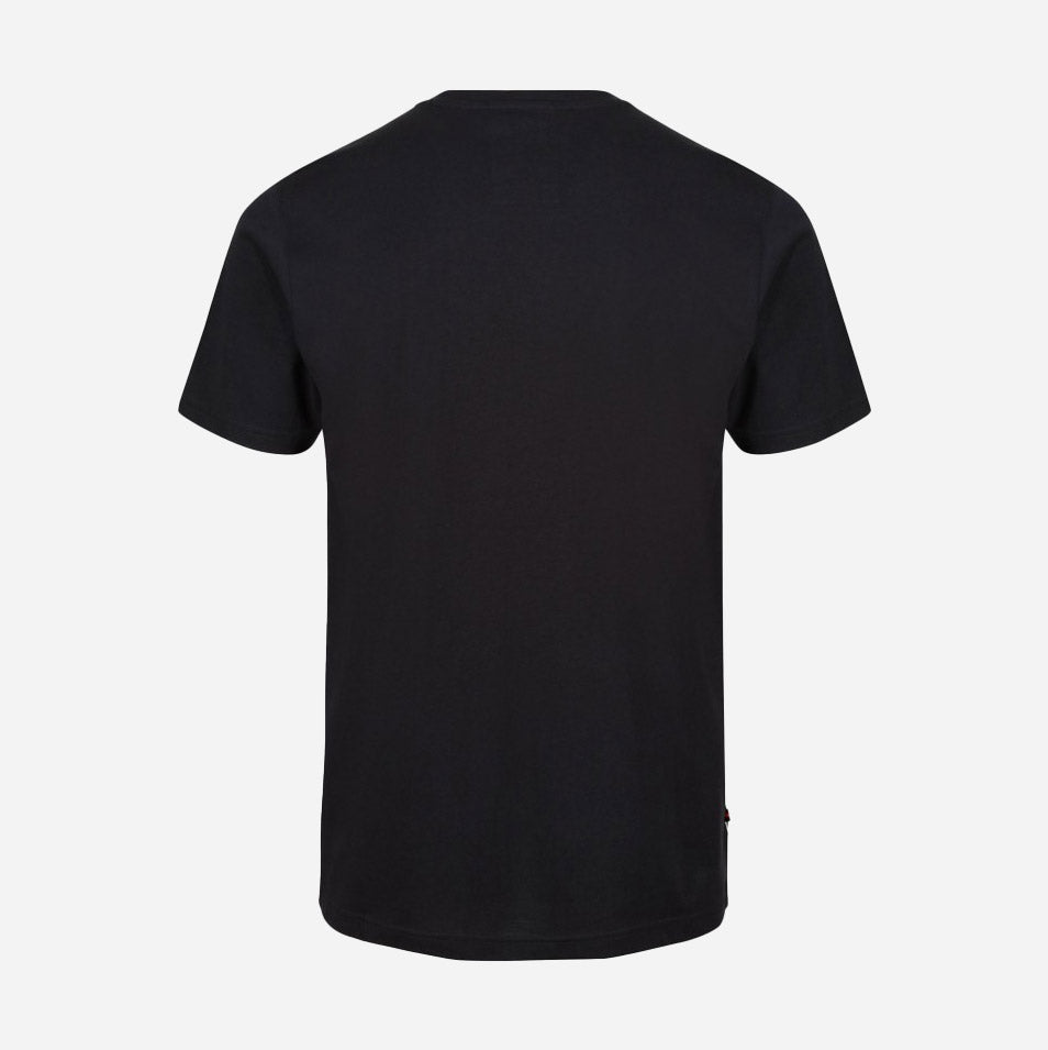 Luke Quarter Shizzle Printed Tee - Jet Black