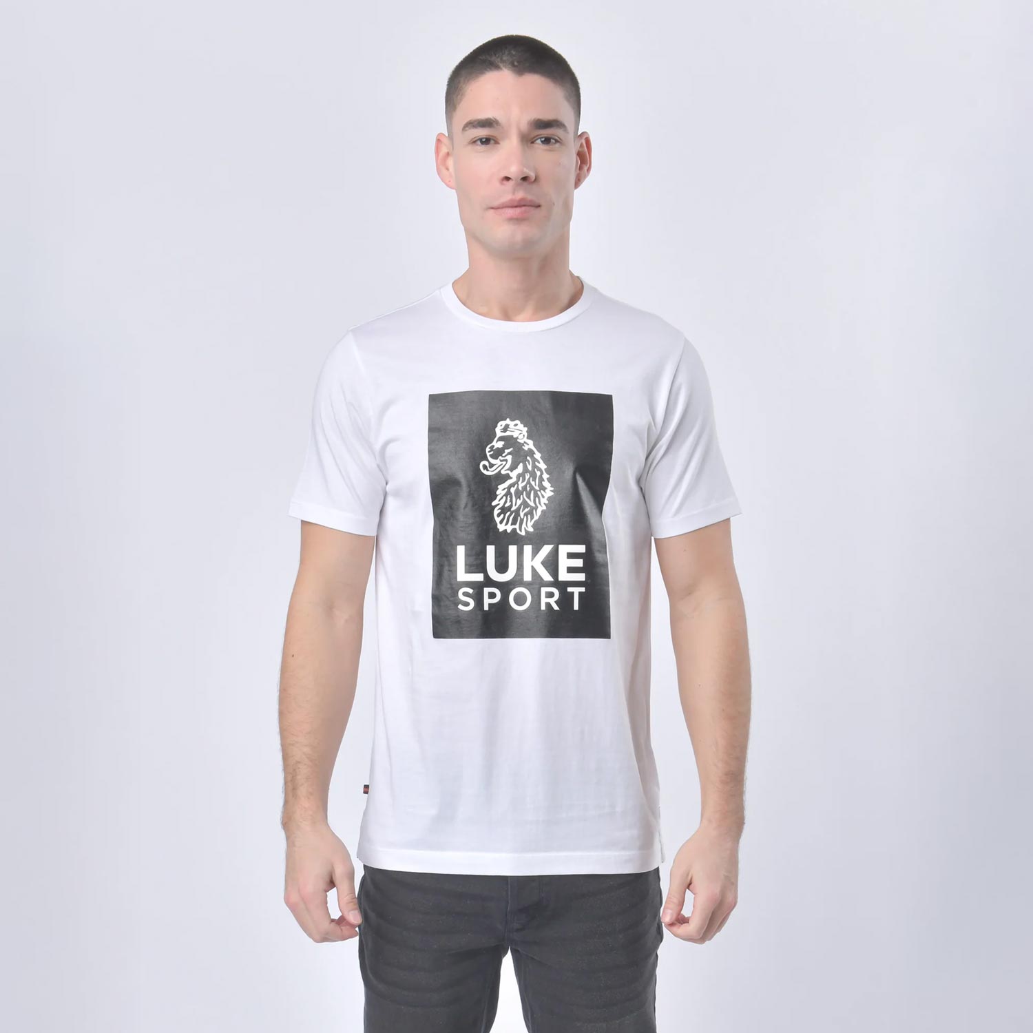 Luke RGP Regular Fit Short Sleeve Tee - White/Jet Black