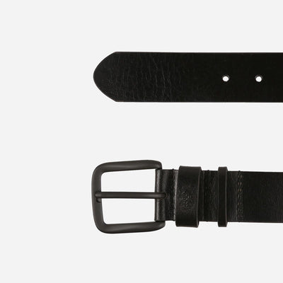 Luke Summit Leather Belt - Black