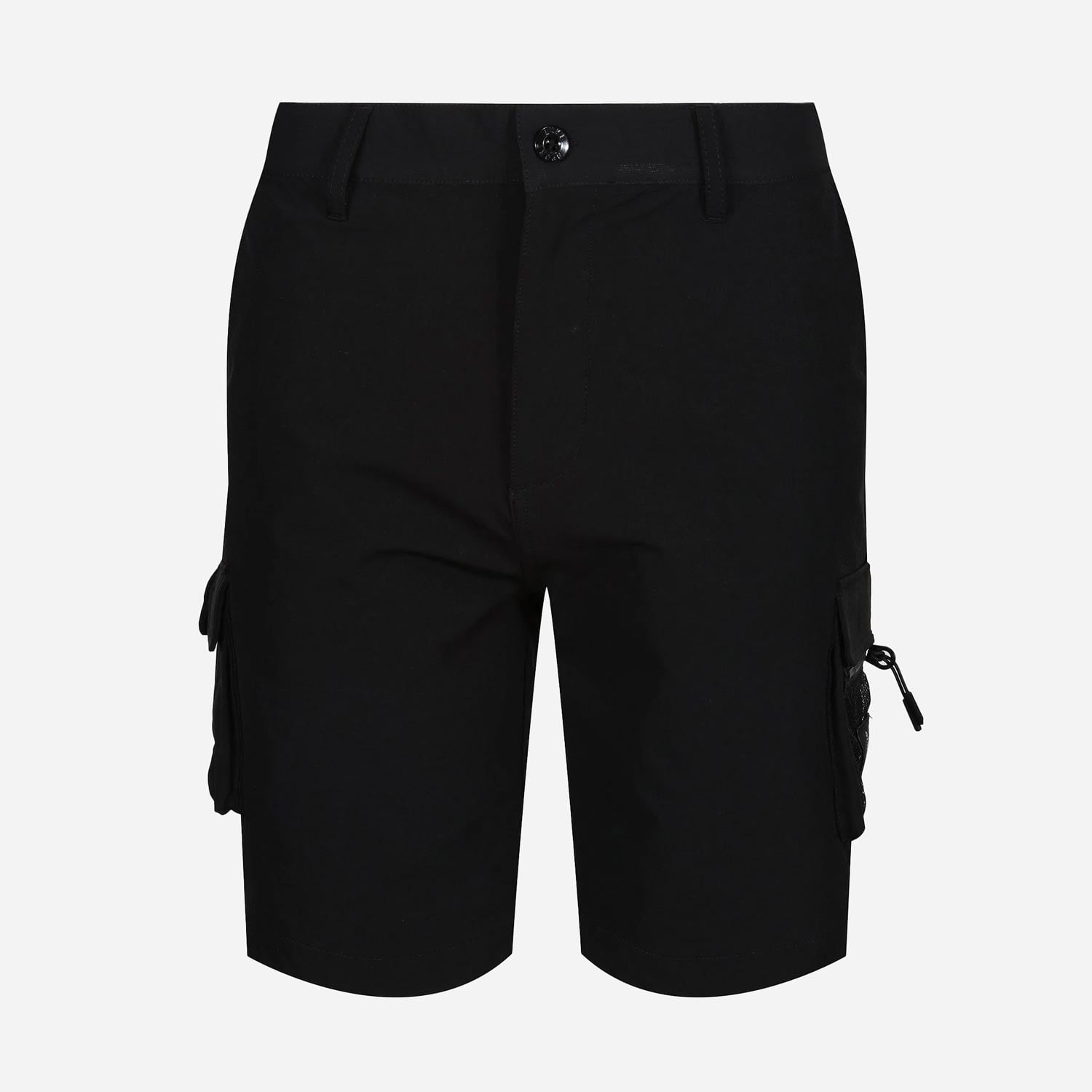 Luke Wular Cargo Regular Fit Short - Jet Black