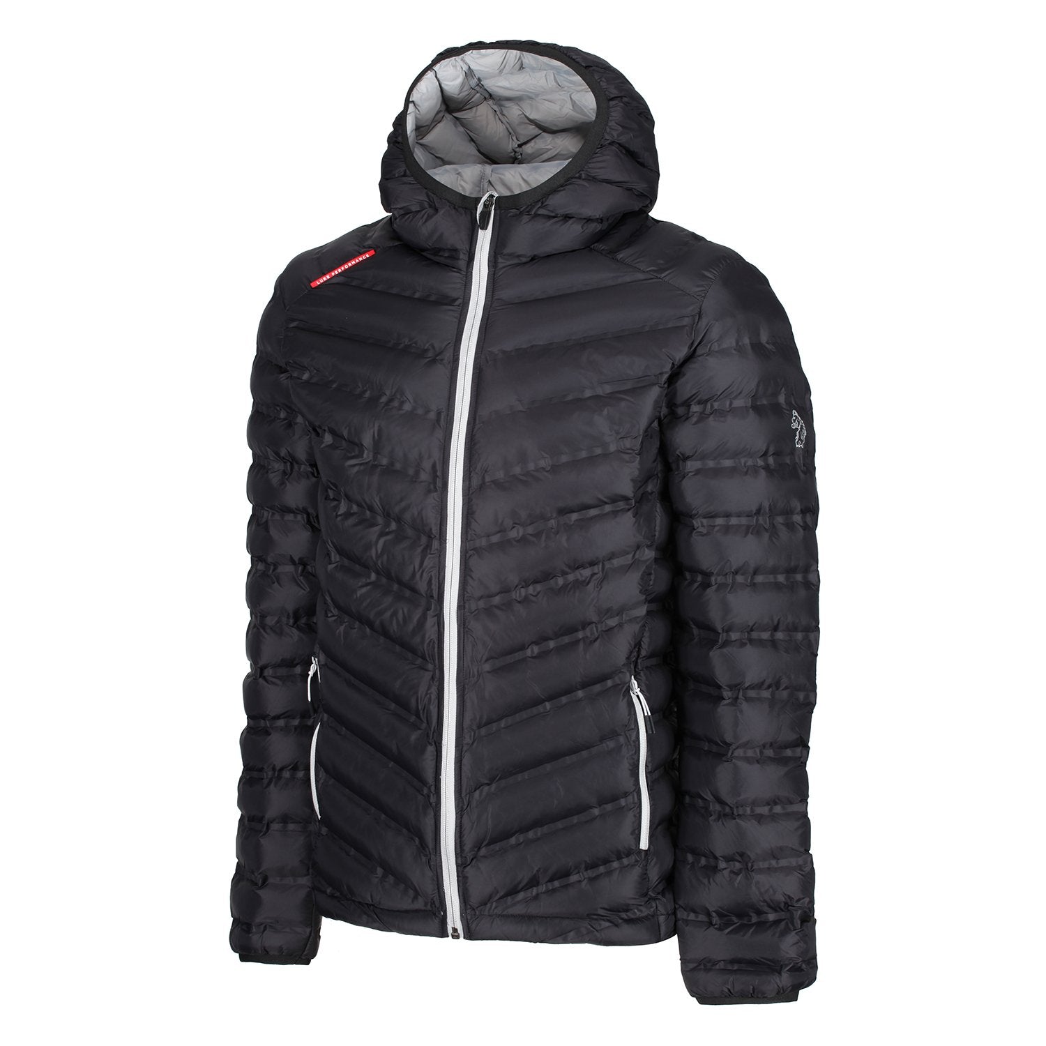 Luke Worldy Performance Padded Jacket - Jet Black