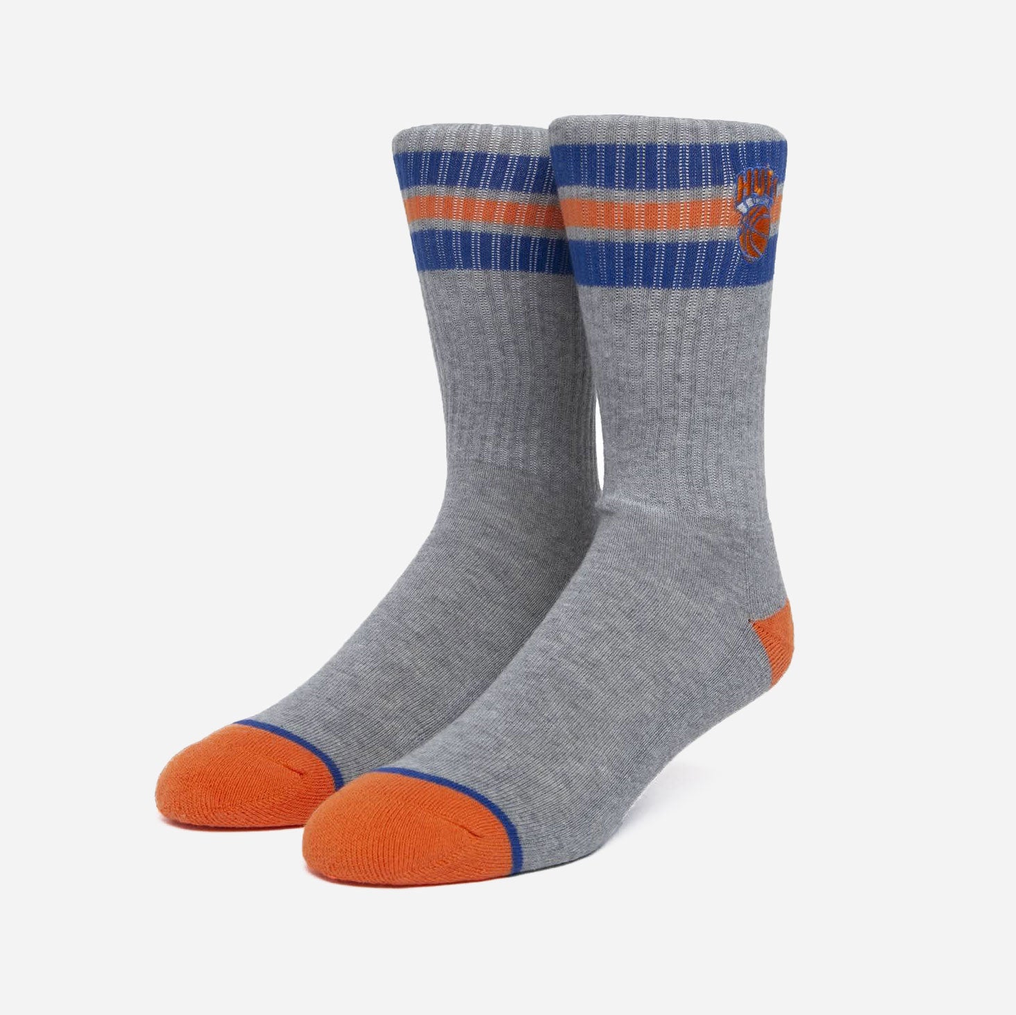 HUF Eastern Stripe Sock - Grey Heather