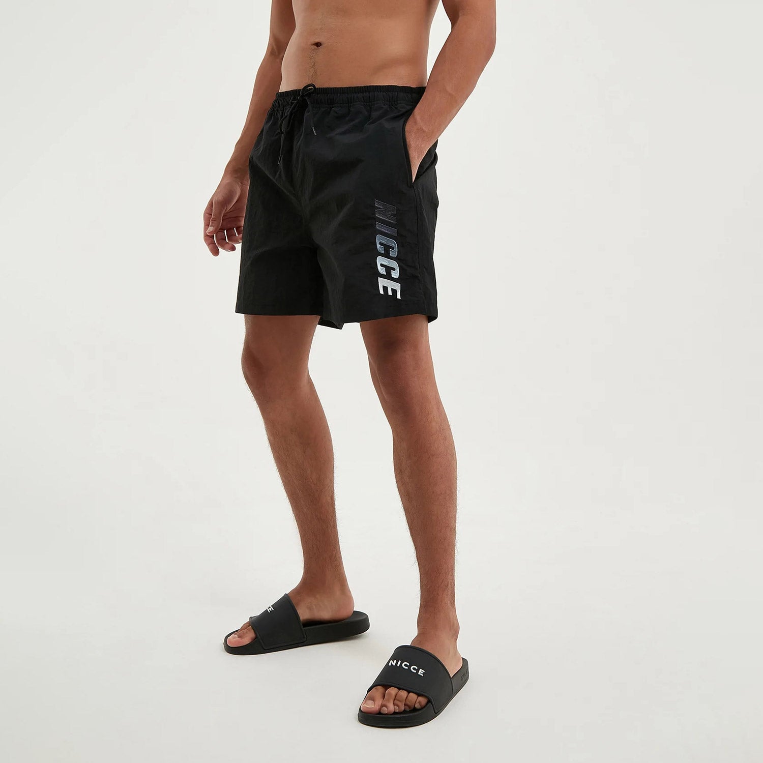 Nicce Coast Swim Short - Black