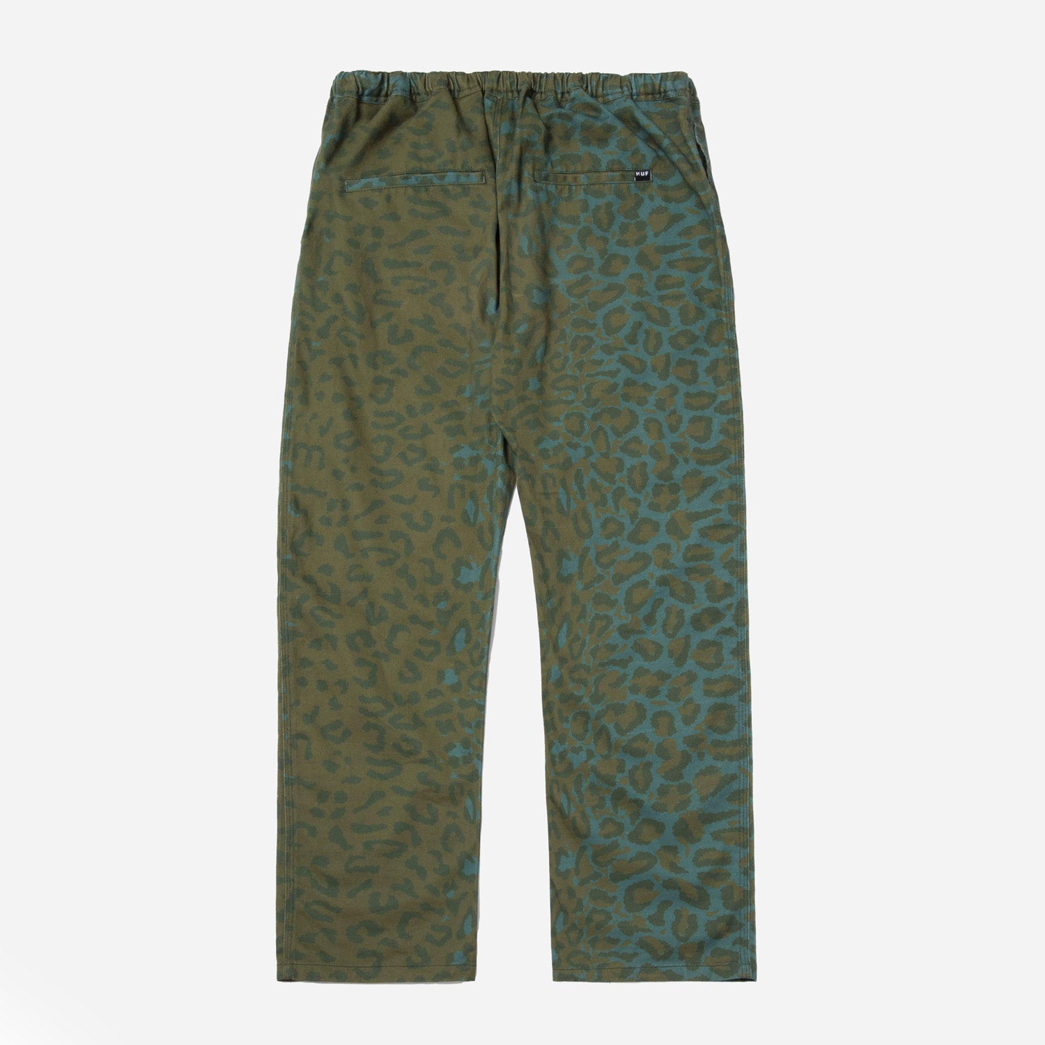 HUF Easy Pant - Leopard Camo