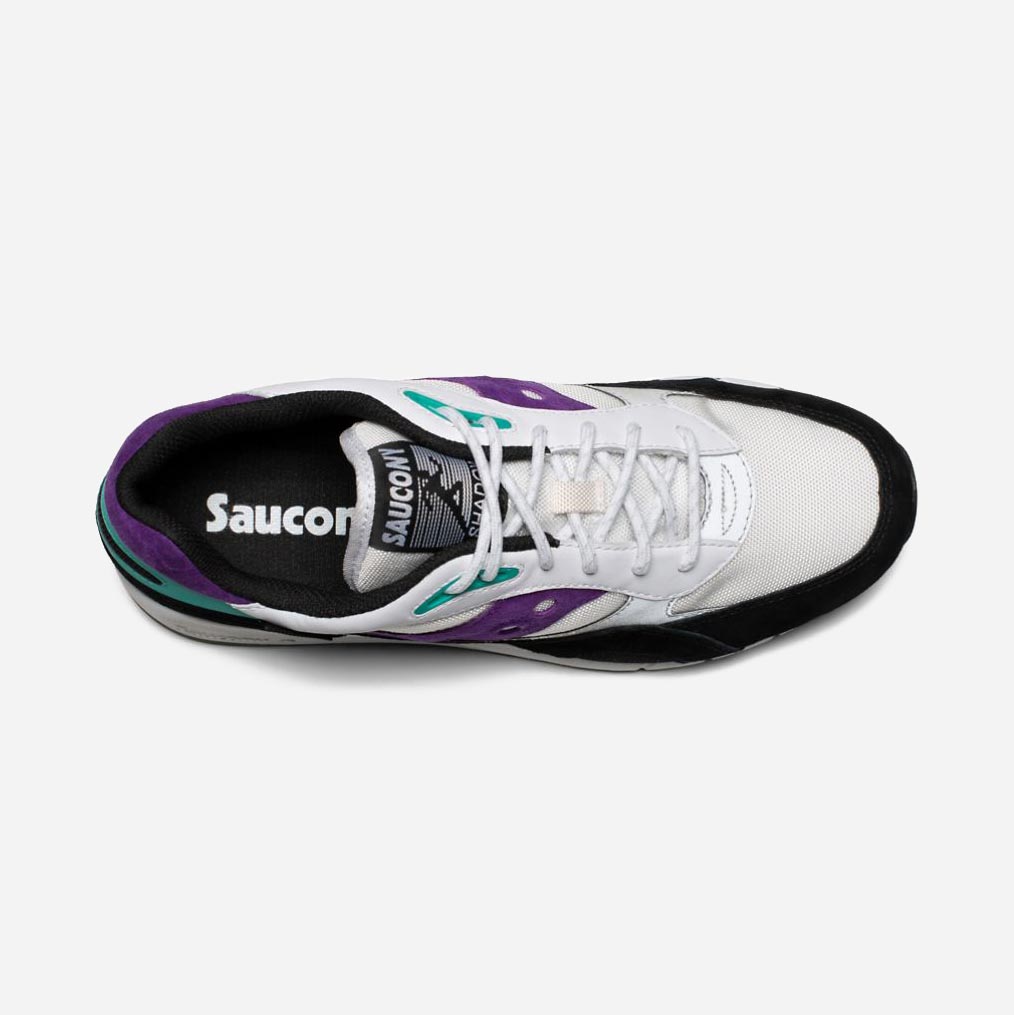 Saucony Shadow 6000 - White/Teal/Purple