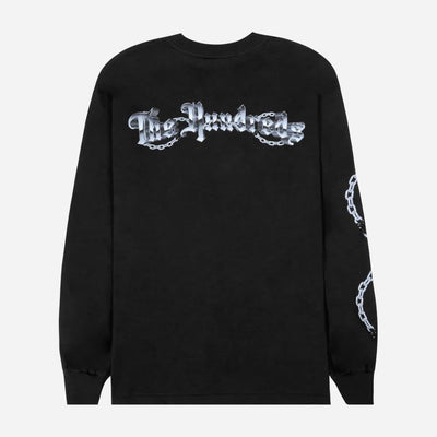 The Hundreds Chrome Bar Long Sleeve Tee - Black