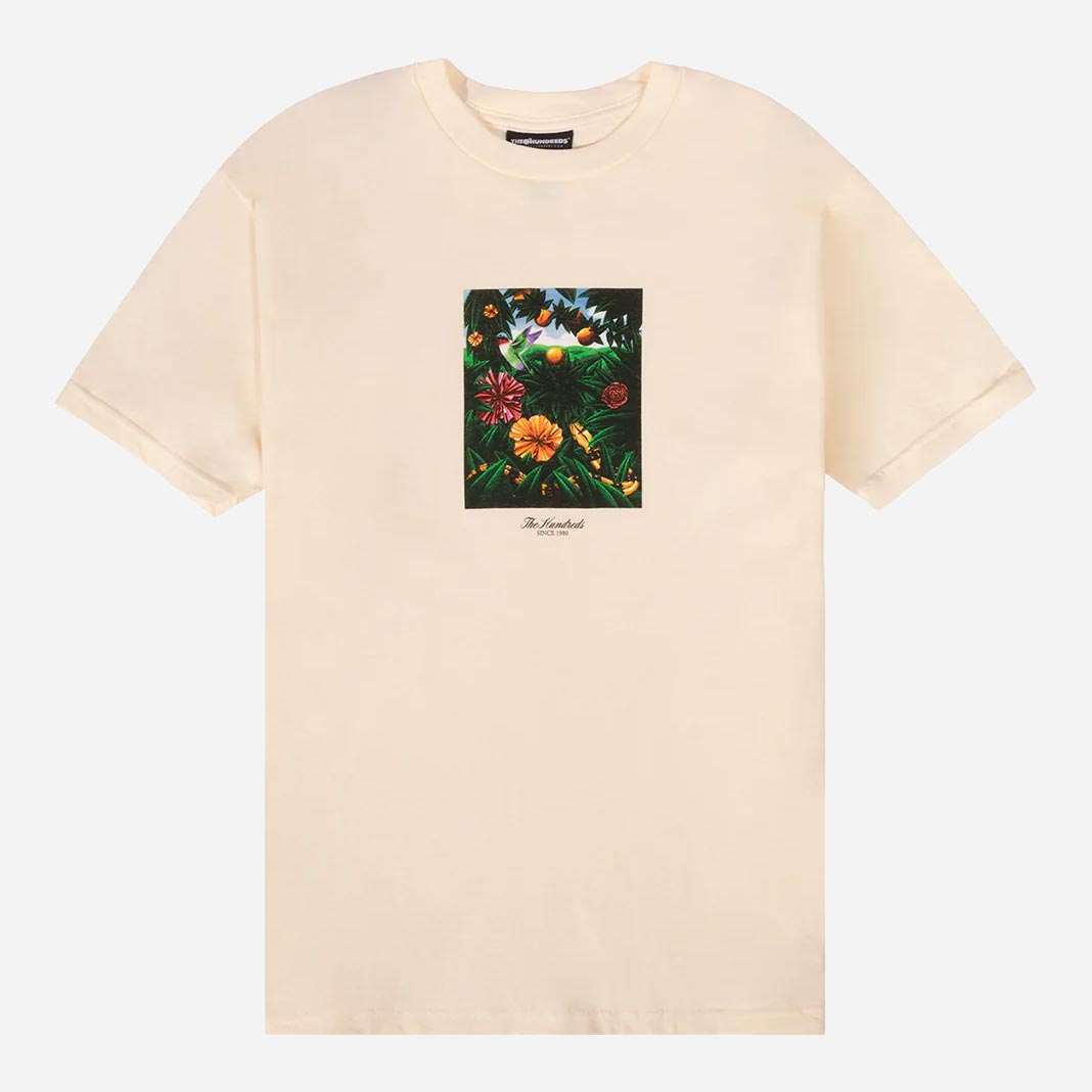 The Hundreds Lush Regular Fit Short Sleeve Tee - Cream