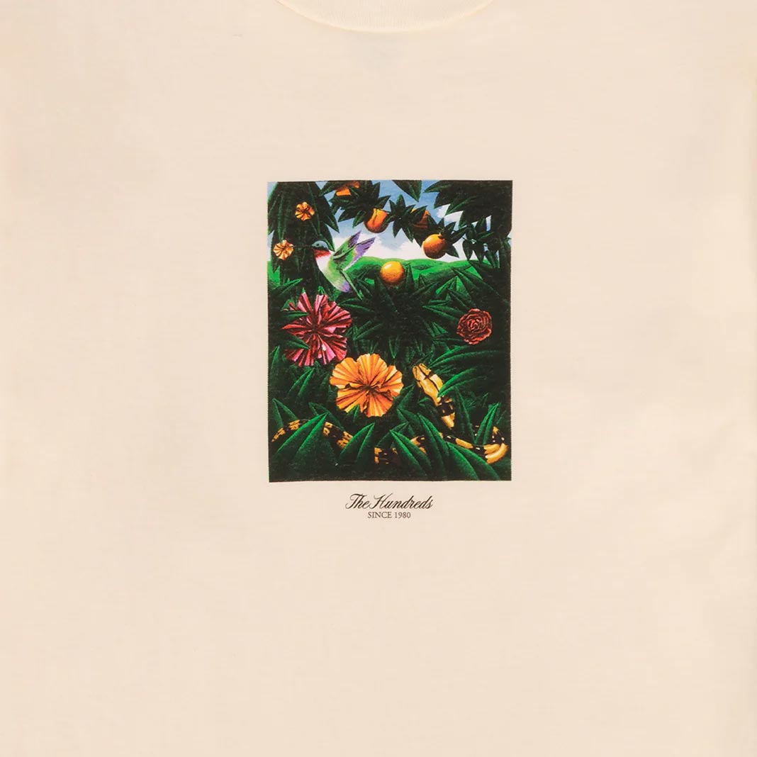 The Hundreds Lush Regular Fit Short Sleeve Tee - Cream