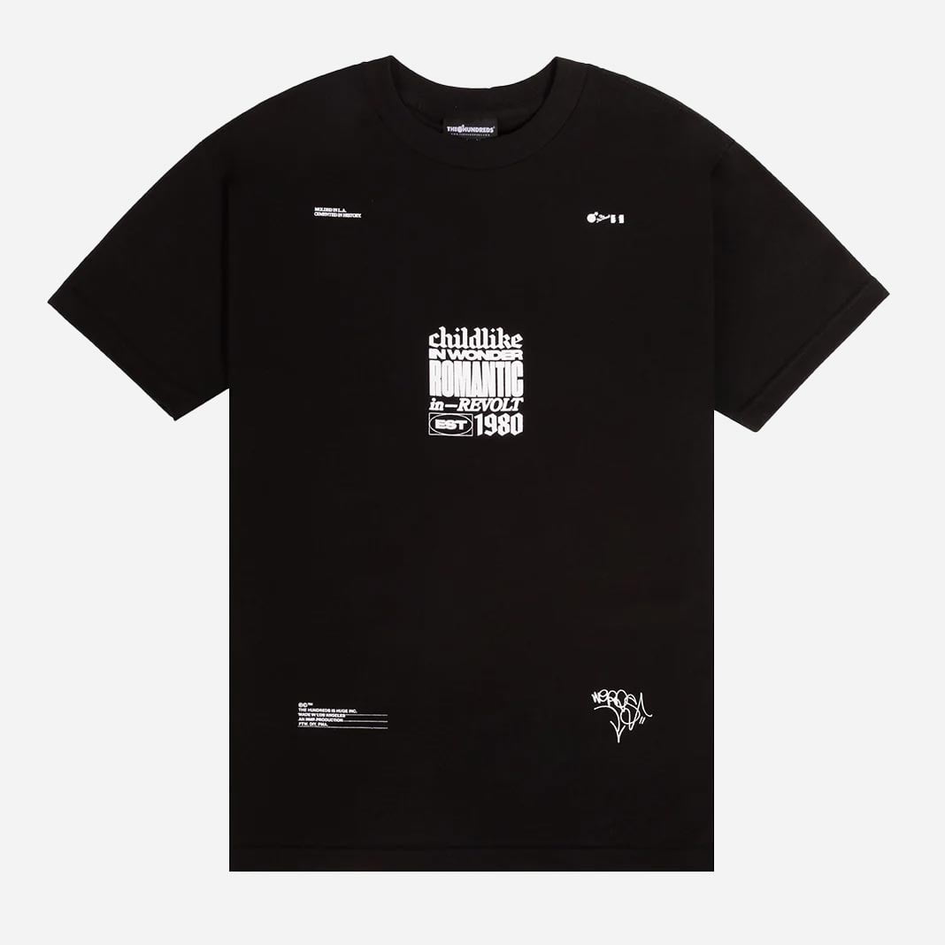 The Hundreds Moving Forward Regular Fit Short Sleeve Tee - Black