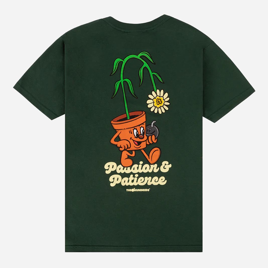 The Hundreds Passing & Patience Regular Fit Short Sleeve Tee - Forest