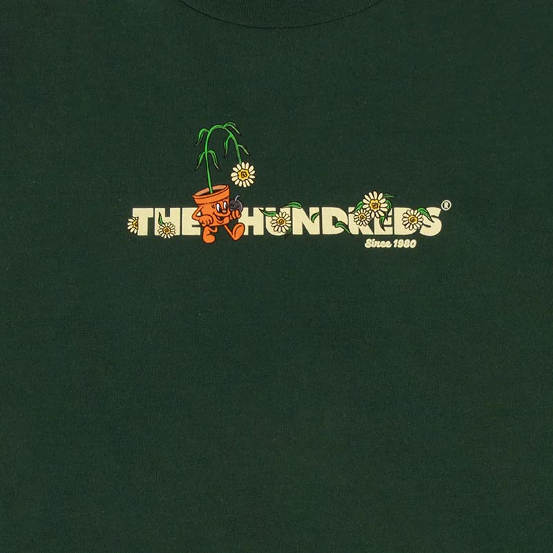 The Hundreds Passing & Patience Regular Fit Short Sleeve Tee - Forest