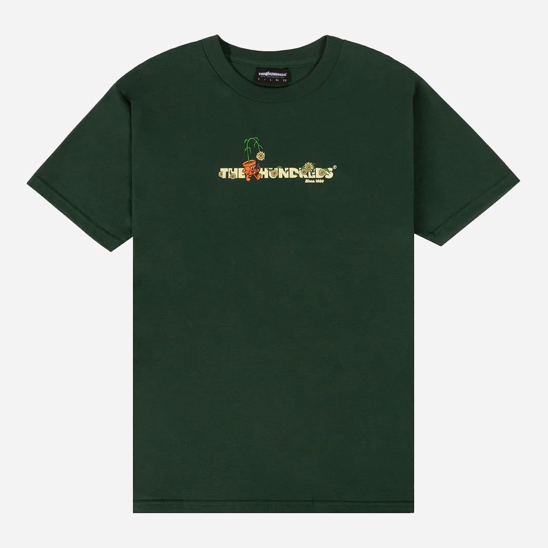 The Hundreds Passing & Patience Regular Fit Short Sleeve Tee - Forest