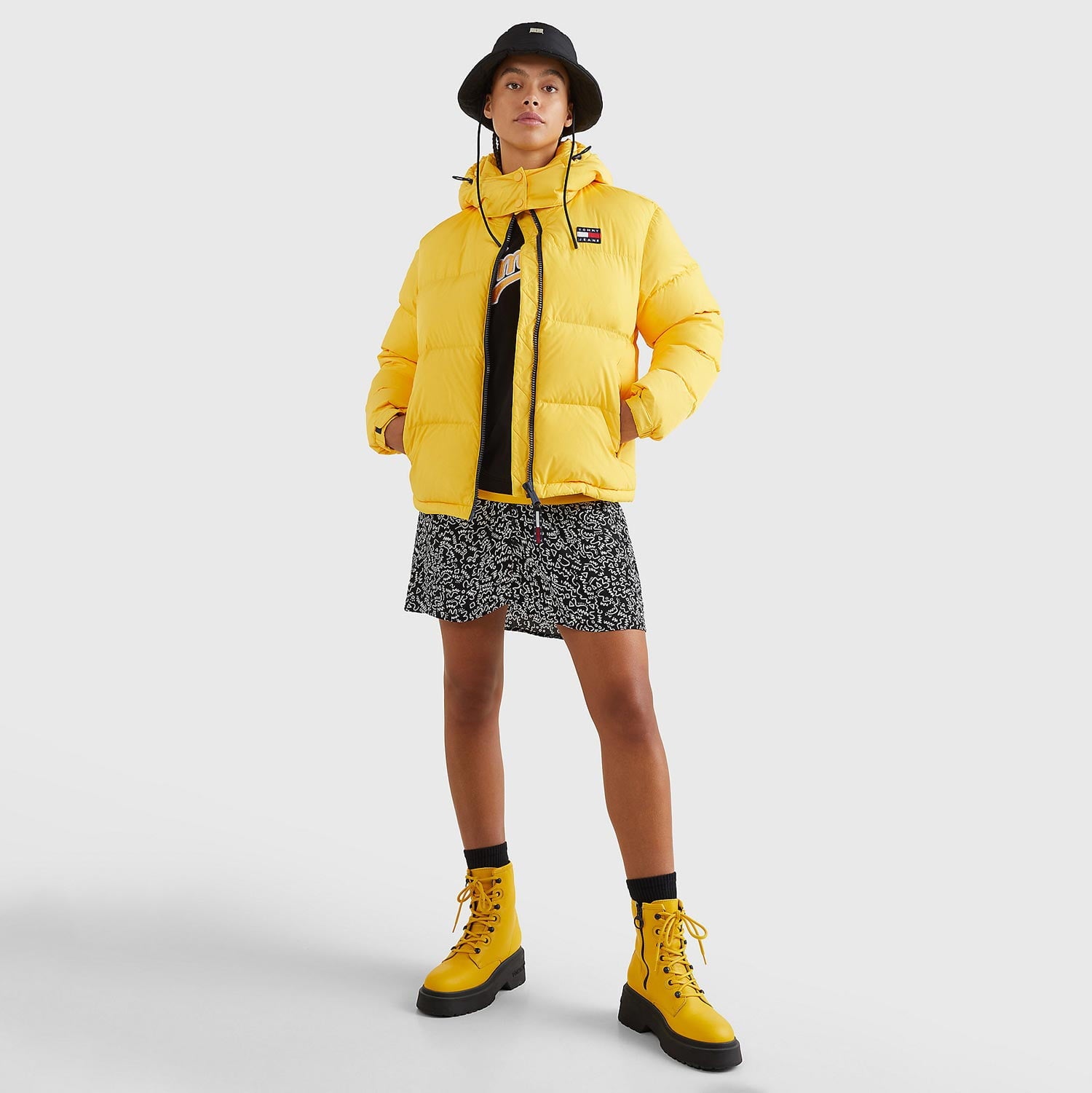 Tommy Jeans Alaska Puffer Jacket - Warm Yellow