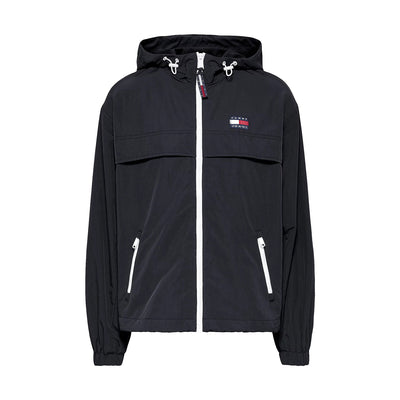 Tommy Jeans Chicago Windbreaker Jacket - Black