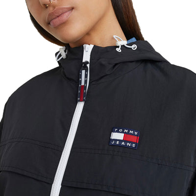 Tommy Jeans Chicago Windbreaker Jacket - Black