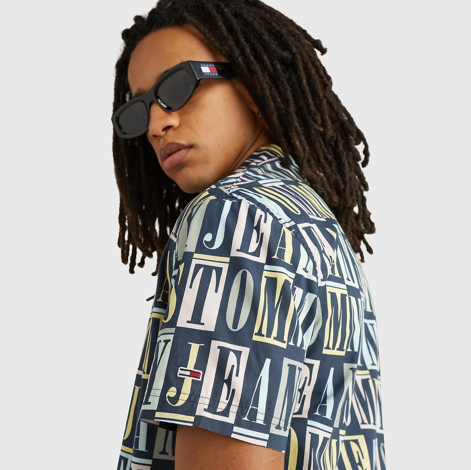 Tommy Jeans Classic AOP Short Sleeve Shirt - AOP Graphic