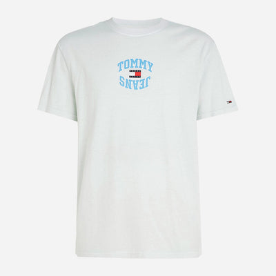 Tommy Jeans Classic Arched Logo Tee - Shimmering Blue