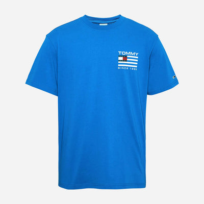 Tommy Jeans Classic Back Logo Loose Fit Short Sleeve Tee - Blue Triumph