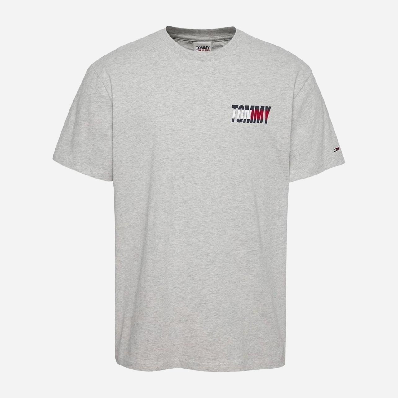 Tommy Jeans Classic Essential Corp Tee - Silver Grey Heather