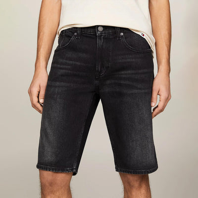 Tommy Jeans Ronnie Regular Fit Denim Short - Denim Black