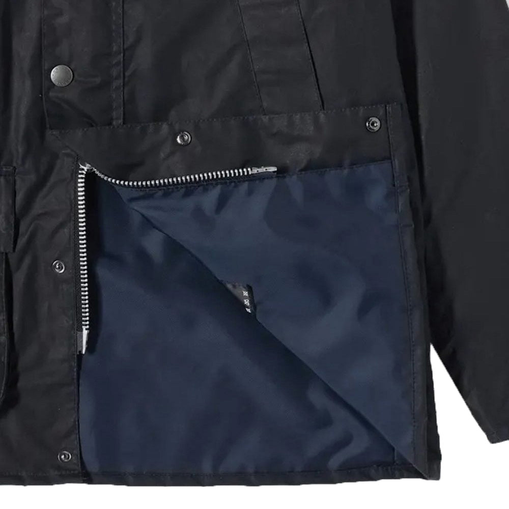 Barbour Beacon Sum Bedale Wax Jacket - Navy