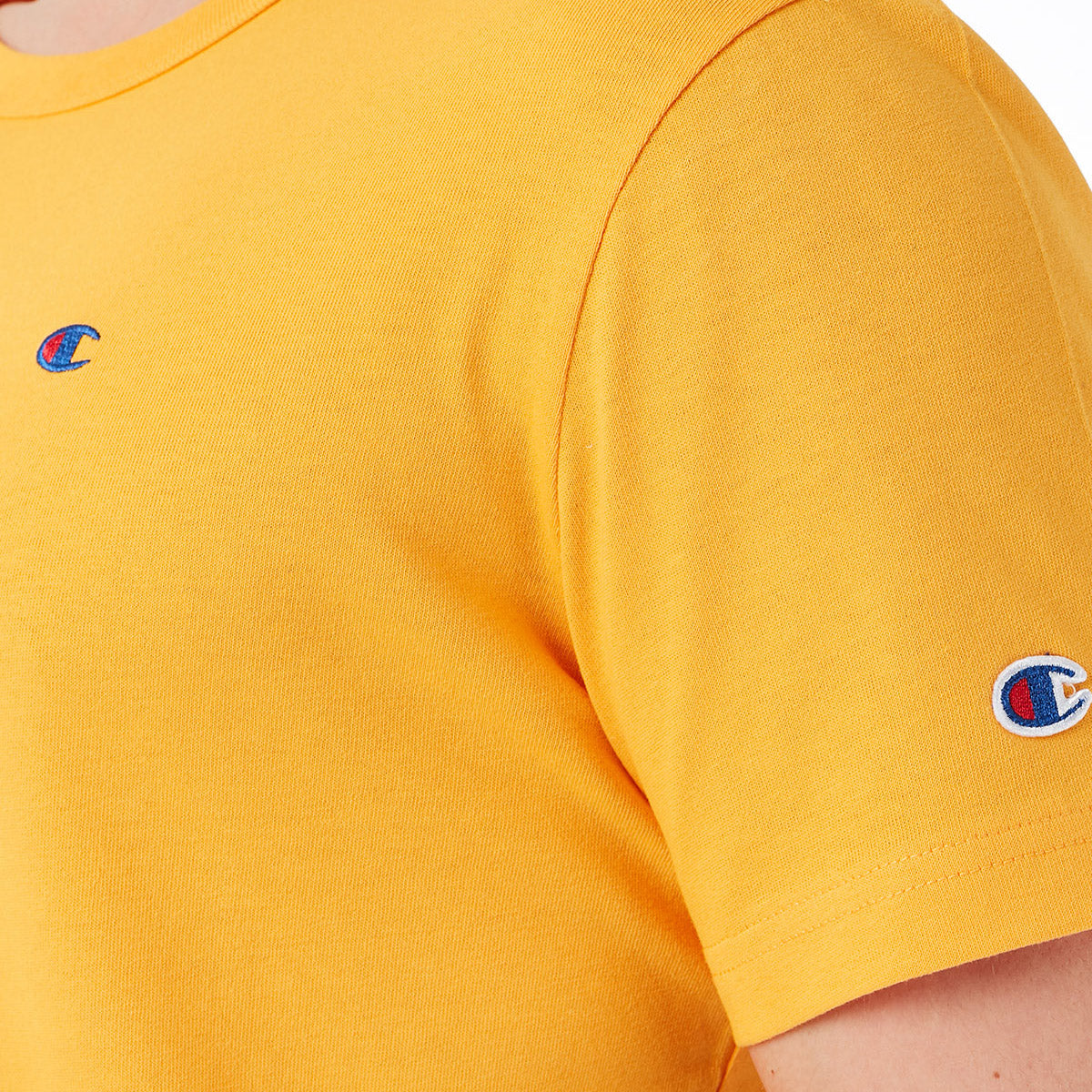 Champion Small C logo Crew Tee - Gold