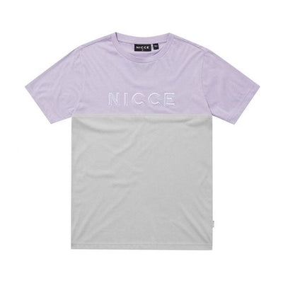 Nicce Maxin Tee - Lilac/Stone Grey